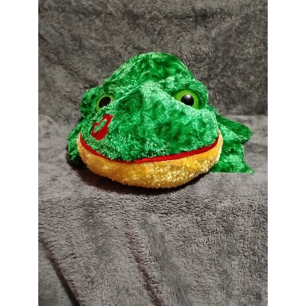 Dan‎ Dee Large Frog Plushed Stuffed Animal Red Kiss 28"